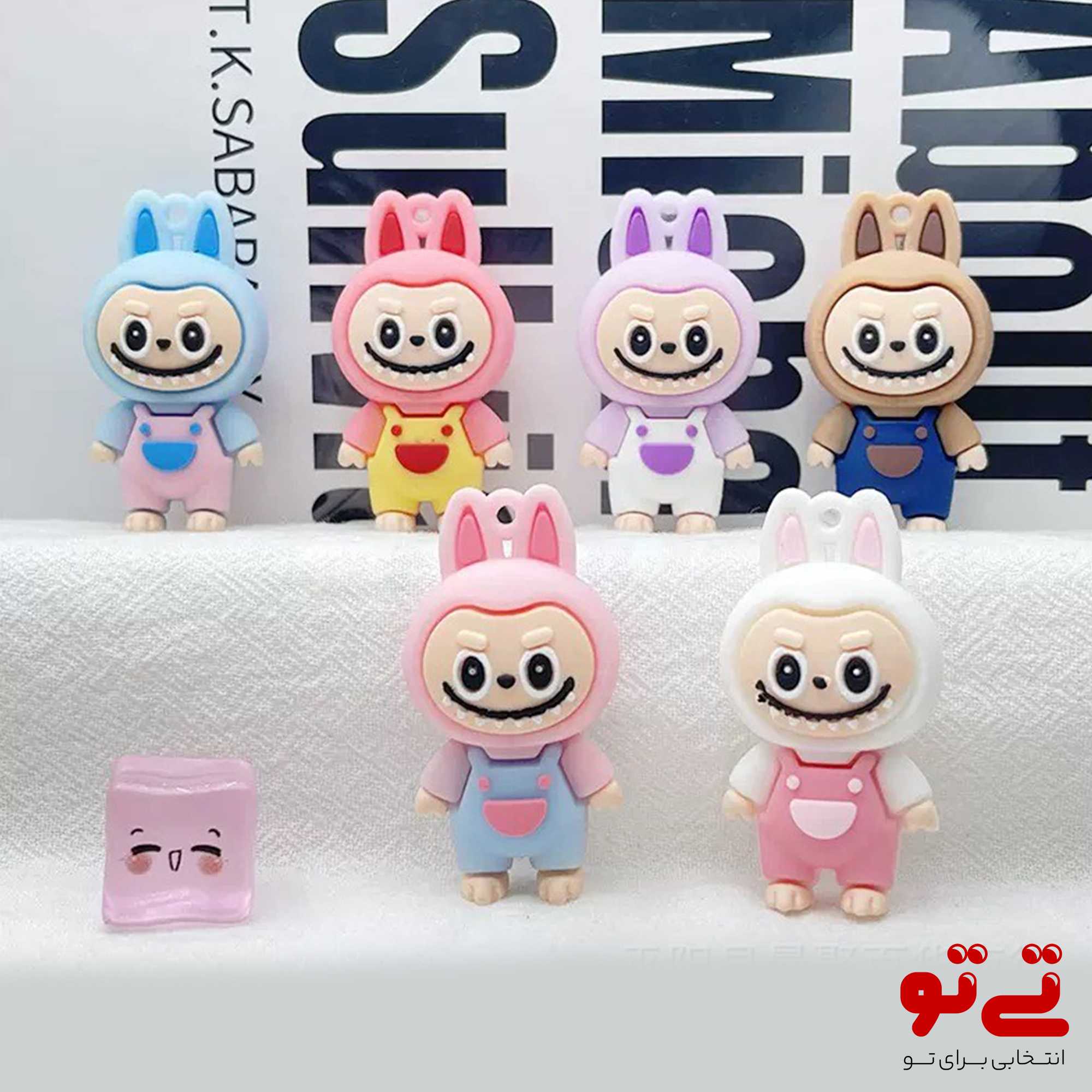 جاکلیدی سیلیکونی طرح لبوبو مدل2625